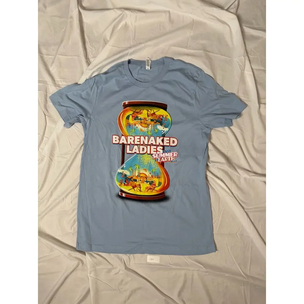Barenaked Ladies 2023 Tour T-Shirt Last Summer on Earth Concert Blue Large